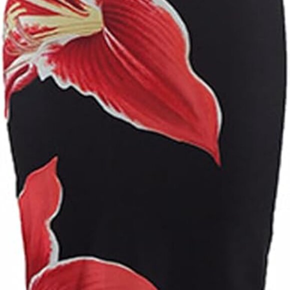 Summer Wedding Guest Dress Floral Maxi Tropical Vacation Beach Elegant - Picture 4 of 6